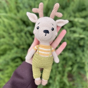 Olivér, a szarvas, Játék & Sport, Plüssállat & Játékfigura, Más figura, Horgolás, MESKA