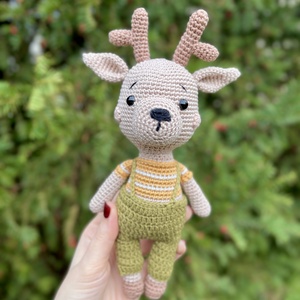 Olivér, a szarvas - játék & sport - plüssállat & játékfigura - más figura - Meska.hu