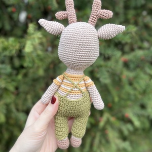 Olivér, a szarvas - játék & sport - plüssállat & játékfigura - más figura - Meska.hu