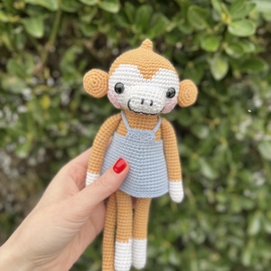 Lupita, a pókmajom, Játék & Sport, Plüssállat & Játékfigura, Majom, Horgolás, MESKA