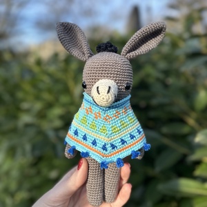 Ramon, a szamár, Játék & Sport, Plüssállat & Játékfigura, Más figura, Horgolás, MESKA