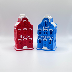 Mécsestartó házikó egyedi üzenettel, Otthon & Életmód, Dekoráció, Dísztárgy, Mindenmás, MESKA