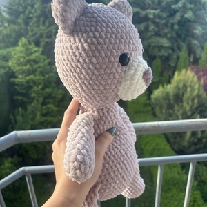 Púderrózsaszín Maci, Játék & Sport, Plüssállat & Játékfigura, Maci, Horgolás, MESKA