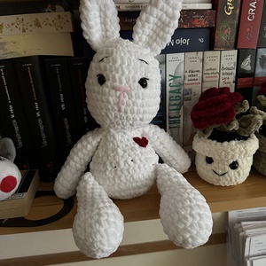 Horgolt nyuszi - játék & sport - plüssállat & játékfigura - nyuszi - Meska.hu