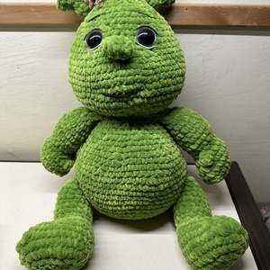 Horgolt baby ogre - játék & sport - plüssállat & játékfigura - pingvin - Meska.hu