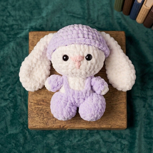 �� Kézzel horgolt lila nyuszi � puha amigurumi plüss, Egyedi ajándék - játék & sport - plüssállat & játékfigura - nyuszi - Meska.hu