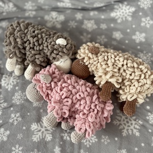 Pufi bárány , Játék & Sport, Plüssállat & Játékfigura, Plüss bárány, Horgolás, MESKA