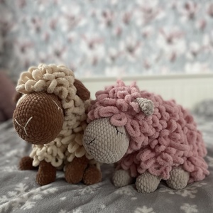 Pufi bárány  - játék & sport - plüssállat & játékfigura - plüss bárány - Meska.hu