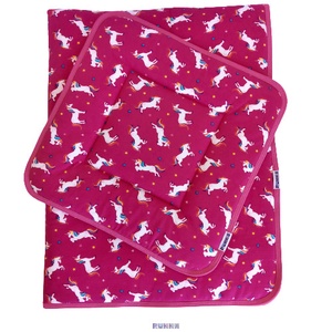 Ovis ágynemű szett töltettel unikornis pink - játék & sport - ovis felszerelés - ovis ágynemű - Meska.hu