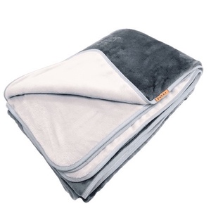 Vastag meleg dupla rétegű flanel Fleece szürke takaró  - otthon & életmód - lakástextil - felnőtt takaró, pléd - Meska.hu