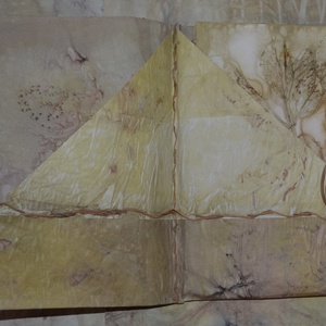 Eco print technikával készült napló borítóval - otthon & életmód - papír, írószer - jegyzetfüzet & napló - Meska.hu