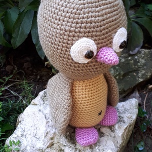 bagoly amigurumi technikával, Játék & Sport, Plüssállat & Játékfigura, Horgolás, Varrás, MESKA