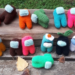 Among us amigurumi technikával - játék & sport - Meska.hu