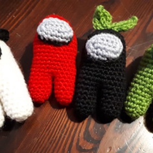 Among us amigurumi technikával - Meska.hu