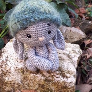 baby nyuszi amigurumi technikával - játék & sport - plüssállat & játékfigura - nyuszi - Meska.hu
