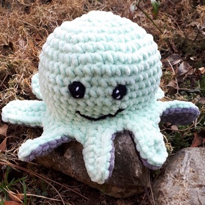 Polip, aki váltani tudja a hangulatát, amigurumi technikával - Meska.hu
