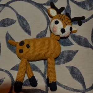 Őzike amigurumi technikával - Meska.hu