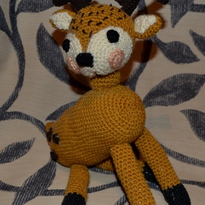 Őzike amigurumi technikával - játék & sport - plüssállat & játékfigura - más figura - Meska.hu