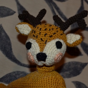 Őzike amigurumi technikával - játék & sport - plüssállat & játékfigura - más figura - Meska.hu