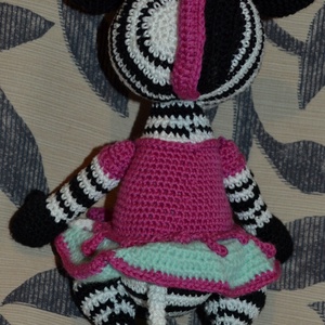 Steampunk stílusú zebra amigurumi technikával - játék & sport - plüssállat & játékfigura - más figura - Meska.hu