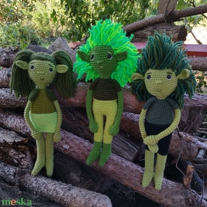 Füttyös  Vilkó-és Lile amigurumi technikával - játék & sport - baba & babaház - baba - Meska.hu
