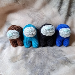 Among us amigurumi technikával - Meska.hu