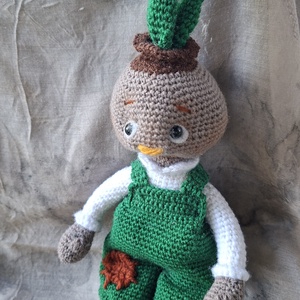  Hagymácska kertész amigurumi technikával - játék & sport - plüssállat & játékfigura - plüss mesefigurák - Meska.hu