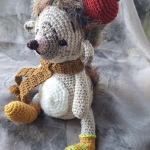 Süni almával, amigurumi technikával - játék & sport - plüssállat & játékfigura - plüss mesefigurák - Meska.hu
