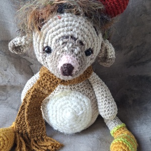 Süni almával, amigurumi technikával - játék & sport - plüssállat & játékfigura - plüss mesefigurák - Meska.hu