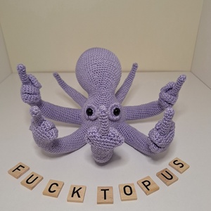 Fucktopus horgolt polip  - Meska.hu