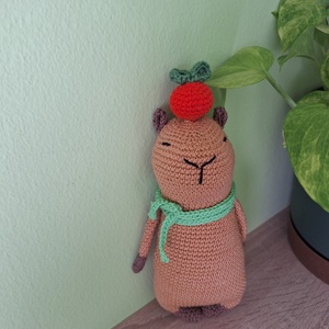 Horgolt capibara, Játék & Sport, Plüssállat & Játékfigura, Más figura, Horgolás, MESKA