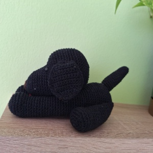 Horgolt kutya - játék & sport - plüssállat & játékfigura - más figura - Meska.hu