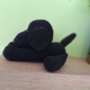 Horgolt kutya - játék & sport - plüssállat & játékfigura - más figura - Meska.hu