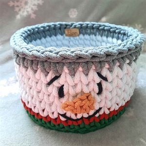 Hóember kosár - karácsony - karácsonyi lakásdekoráció - ünnepi asztaldekoráció - Meska.hu Hóember kosár - karácsony - karácsonyi lakásdekoráció - ünnepi asztaldekoráció - Meska.hu