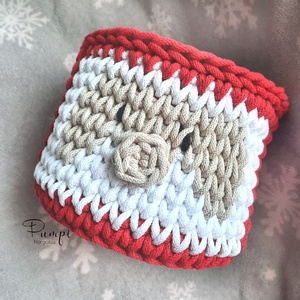 Mikulás kosár - karácsony - mikulás - mikulás beltéri dekoráció - Meska.hu Mikulás kosár - karácsony - mikulás - mikulás beltéri dekoráció - Meska.hu