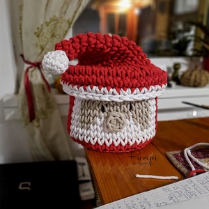 Mikulás kosár - Meska.hu