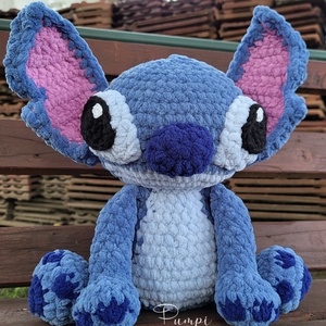 Horgolt Stitch, Játék & Sport, Plüssállat & Játékfigura, Plüss mesefigurák, Horgolás, MESKA