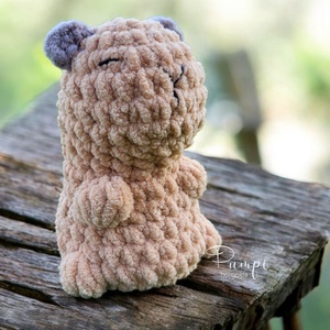 Horgolt Capybara, Játék & Sport, Plüssállat & Játékfigura, Plüss mesefigurák, Horgolás, MESKA