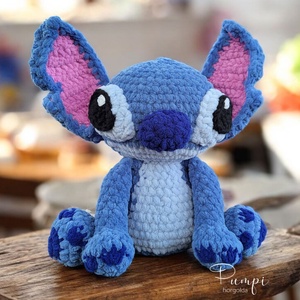 Horgolt Stitch - játék & sport - plüssállat & játékfigura - plüss mesefigurák - Meska.hu