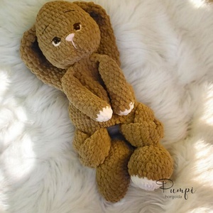 Nyuszis szundipajti, Játék & Sport, Plüssállat & Játékfigura, Nyuszi, Horgolás, MESKA