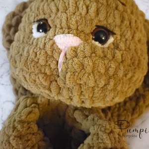 Nyuszis szundipajti - játék & sport - plüssállat & játékfigura - nyuszi - Meska.hu