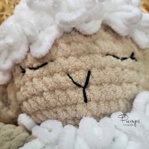 Horgolt bari, bárány - játék & sport - plüssállat & játékfigura - plüss bárány - Meska.hu