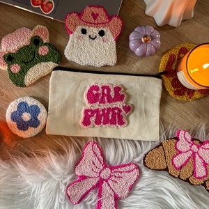 Hímzett tolltartó, Girl power - otthon & életmód - dekoráció - dísztárgy - Meska.hu