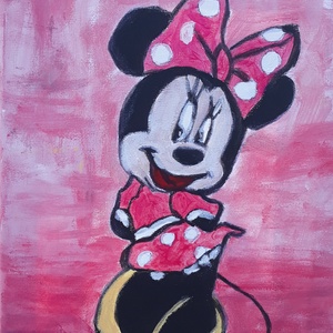 Minnie festmény - Meska.hu