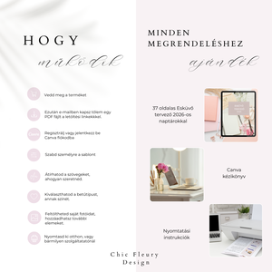 Esküvői meghívó digitális Canva alap sablon csomag, Natural Grace Collection - művészet - grafika & illusztráció - digitális - Meska.hu