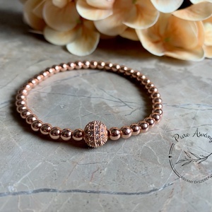 Hematit karkötő, Ékszer, Karkötő, Ásványkarkötő, Ékszerkészítés, Gyöngyfűzés, gyöngyhímzés, MESKA