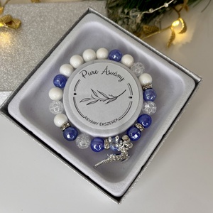 Kagyló  Galvanizált achát  Hegyikristály karkötő szarvas medállal - ékszer - fülbevaló - lógó fülbevaló - Meska.hu  Kagyló  Galvanizált achát  Hegyikristály karkötő szarvas medállal - ékszer - fülbevaló - lógó fülbevaló - Meska.hu