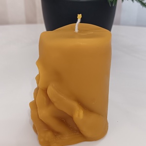 Halálfej méhviasz gyertya - dekor - Meska.hu