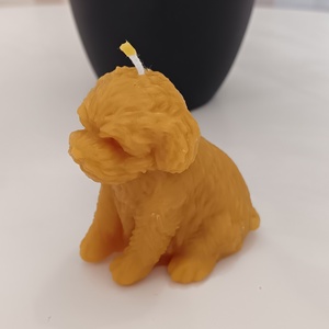 Kutyus gyertya - dekor méhviasz kutya gyertya - otthon & életmód - gyertya, illat, aroma - gyertya - Meska.hu