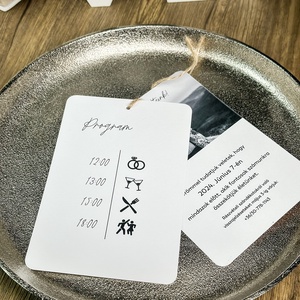 PHOTO Esküvő Meghívó, Fénykép Esküvő Meghívó, Caligraphy Esküvő Meghívó - esküvő - meghívó & kártya - meghívó - Meska.hu